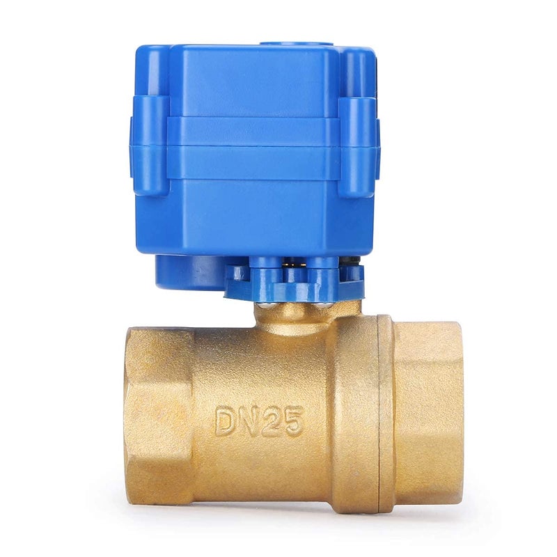 U.S. Solid Motorized Ball Valve- 1" Brass Ball Valve with Standard Port, 9-24V DC and 2 Wire Reverse Polarity - Image 5